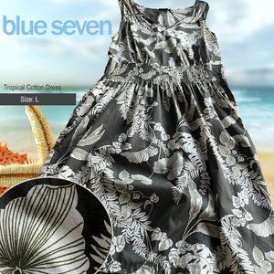 blue seven: Vintage Midi Cotton Dress